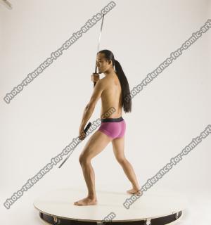 ELMER DIFFERENT POSES WITH KATANAS (8)